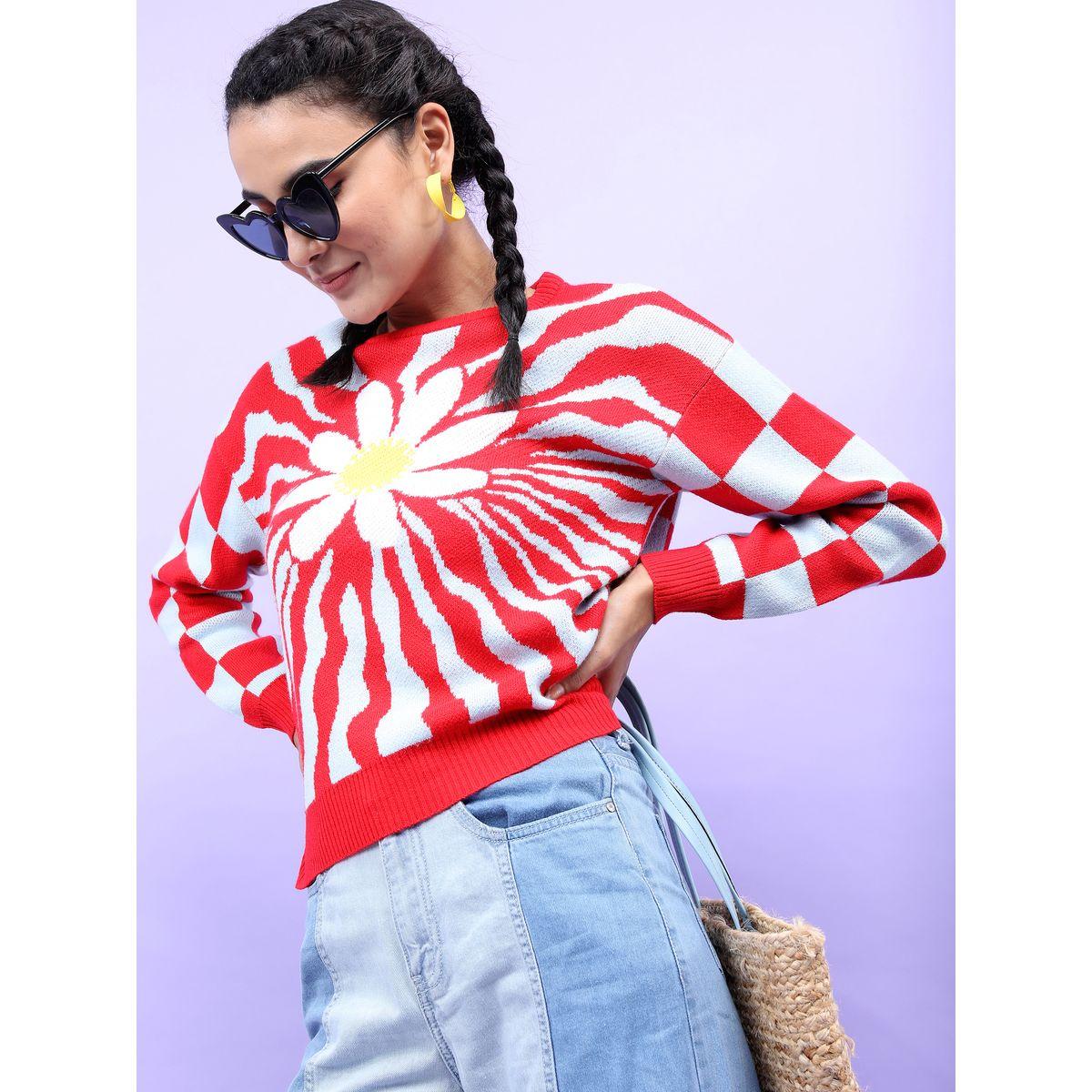 سويتر محبوك بياقة دائرية طوكيو توكيز × ستايلي-women-clothing-cardigansandjumpers-jumpers-image-4