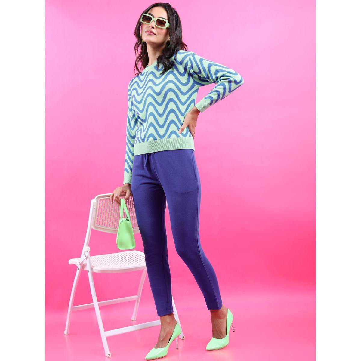 Tokyo Talkies X Styli Regular Fit Wavy Line Design Sweater-women-clothing-cardigansandjumpers-jumpers-image-2