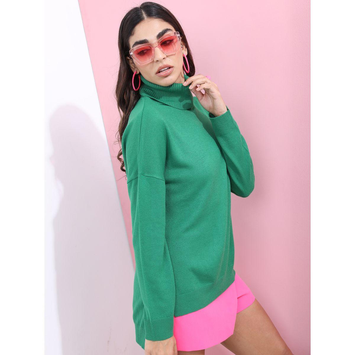 Tokyo Talkies X Styli Solid Turtle Neck Sweater With High Low Hem-women-clothing-cardigansandjumpers-jumpers-image-6