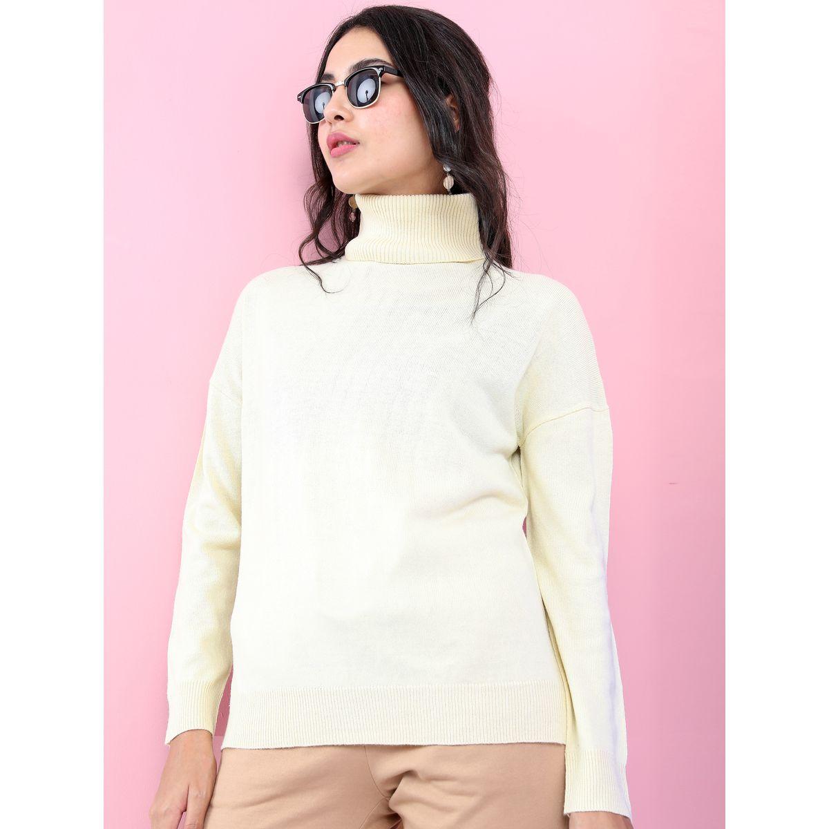 Tokyo Talkies X Styli Solid Turtle Neck Sweater With High Low Hem-women-clothing-cardigansandjumpers-jumpers-image-4