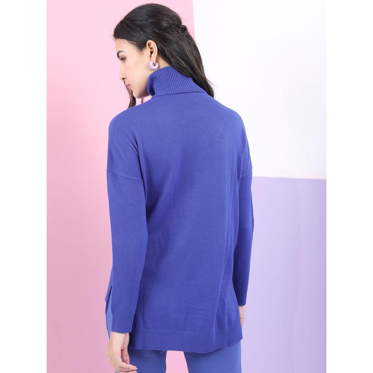 Tokyo Talkies X Styli Solid Turtle Neck Sweater With High Low Hem-women-clothing-cardigansandjumpers-jumpers-image-3