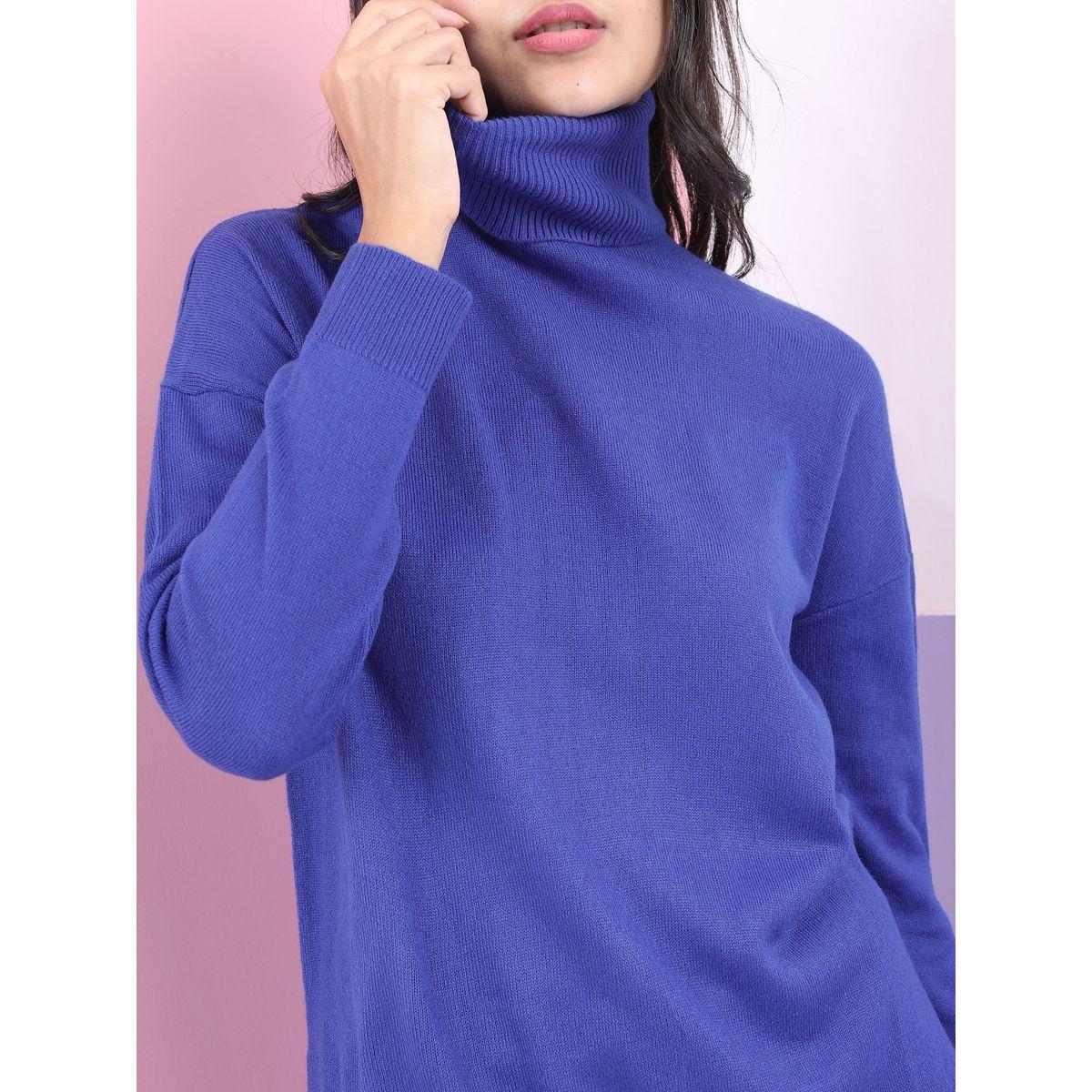 Tokyo Talkies X Styli Solid Turtle Neck Sweater With High Low Hem-women-clothing-cardigansandjumpers-jumpers-image-5