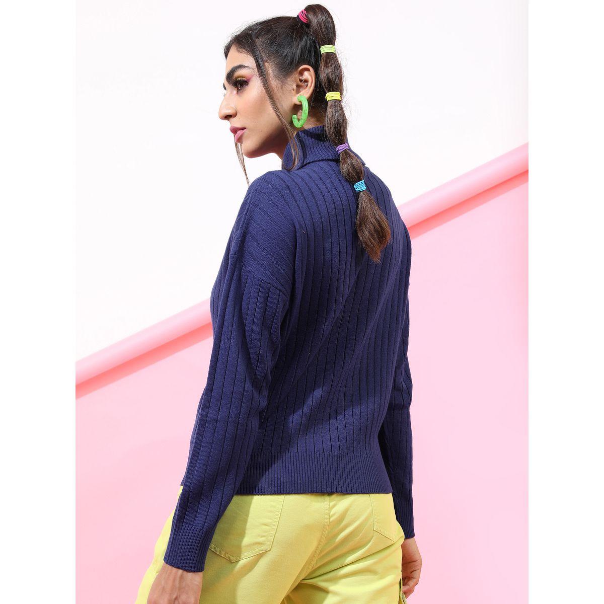 سويتر مضلع بياقة عالية طوكيو توكيز × ستايلي-women-clothing-cardigansandjumpers-jumpers-image-3
