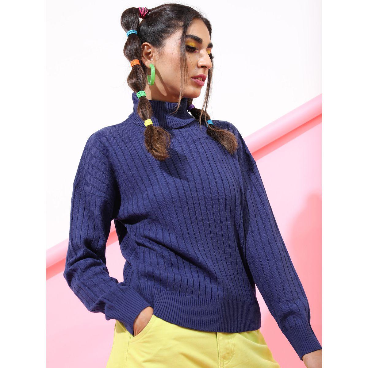 Tokyo Talkies X Styli Solid High Neck Ribbed Sweater-women-clothing-cardigansandjumpers-jumpers-image-6