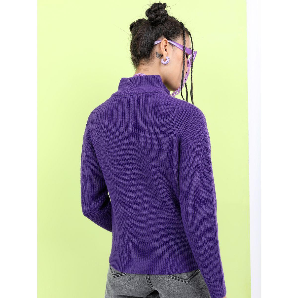 Tokyo Talkies X Styli Solid Zip Up High Neck Sweater-women-clothing-cardigansandjumpers-jumpers-image-3