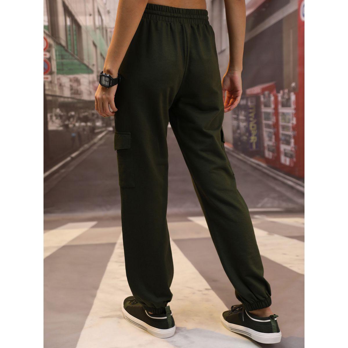 Tokyo Talkies X Styli Letter Print High Rise Cargo Joggers-women-clothing-bottoms-joggers-image-3