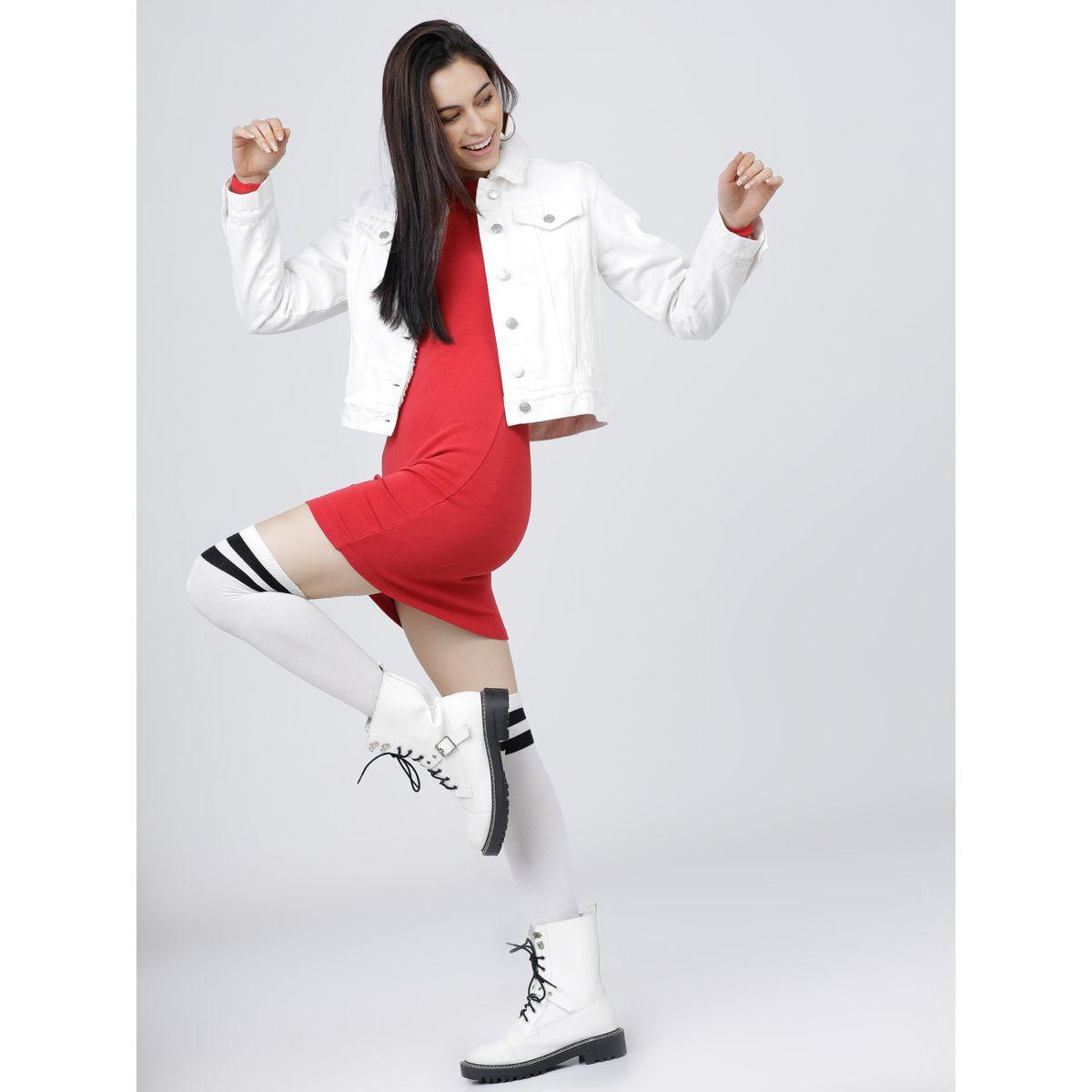 جاكيت دنيم سادة قصير طوكيو توكيز × ستايلي-women-winterwear-coatsandjackets-jackets-image-5