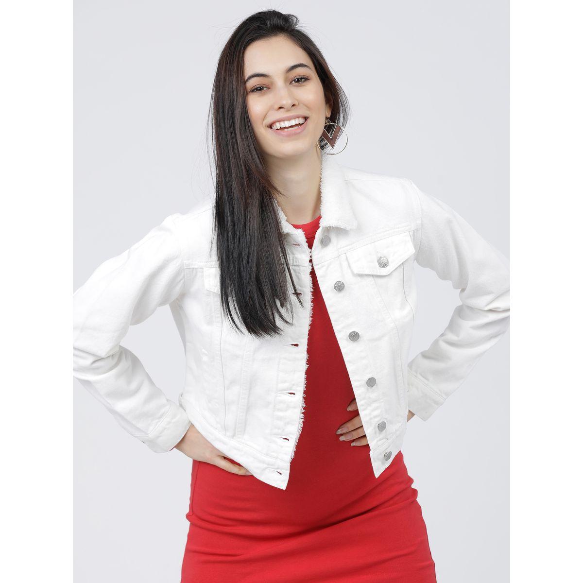 جاكيت دنيم سادة قصير طوكيو توكيز × ستايلي-women-winterwear-coatsandjackets-jackets-image-8