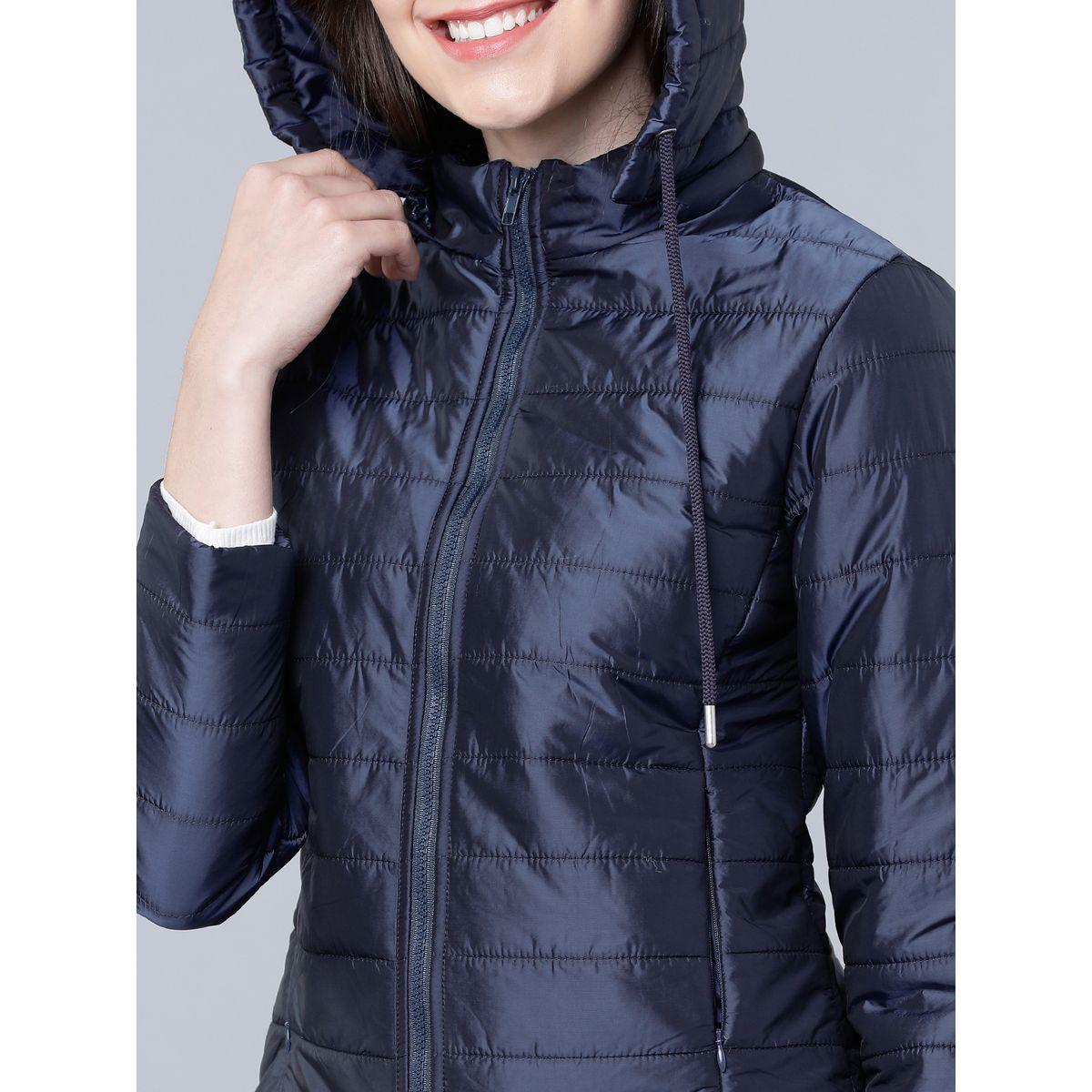 Tokyo Talkies X Styli Solid Hooded Padded Jacket-women-winterwear-coatsandjackets-jackets-image-4