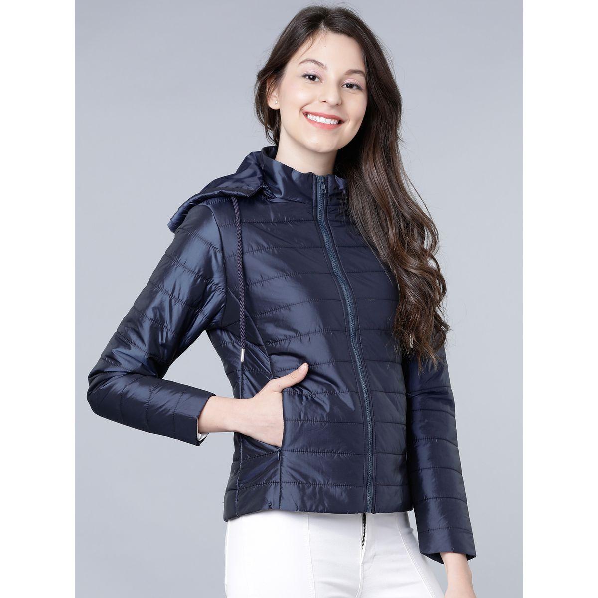 جاكيت مبطن بياقة هودي طوكيو توكيز × ستايلي-women-winterwear-coatsandjackets-jackets-image-1