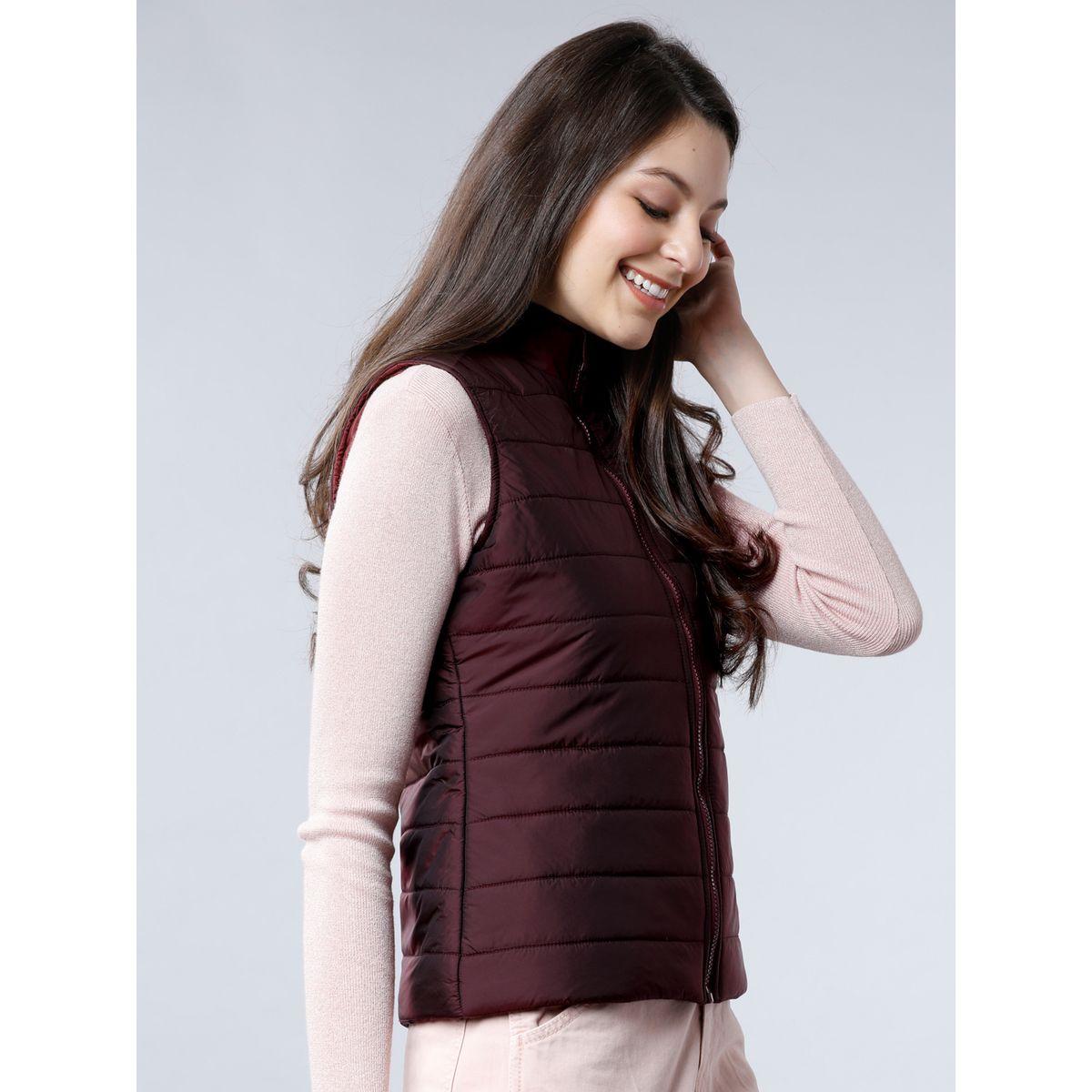 Tokyo Talkies X Styli High Neck Sleeveless Padded Jacket-women-winterwear-coatsandjackets-jackets-image-6