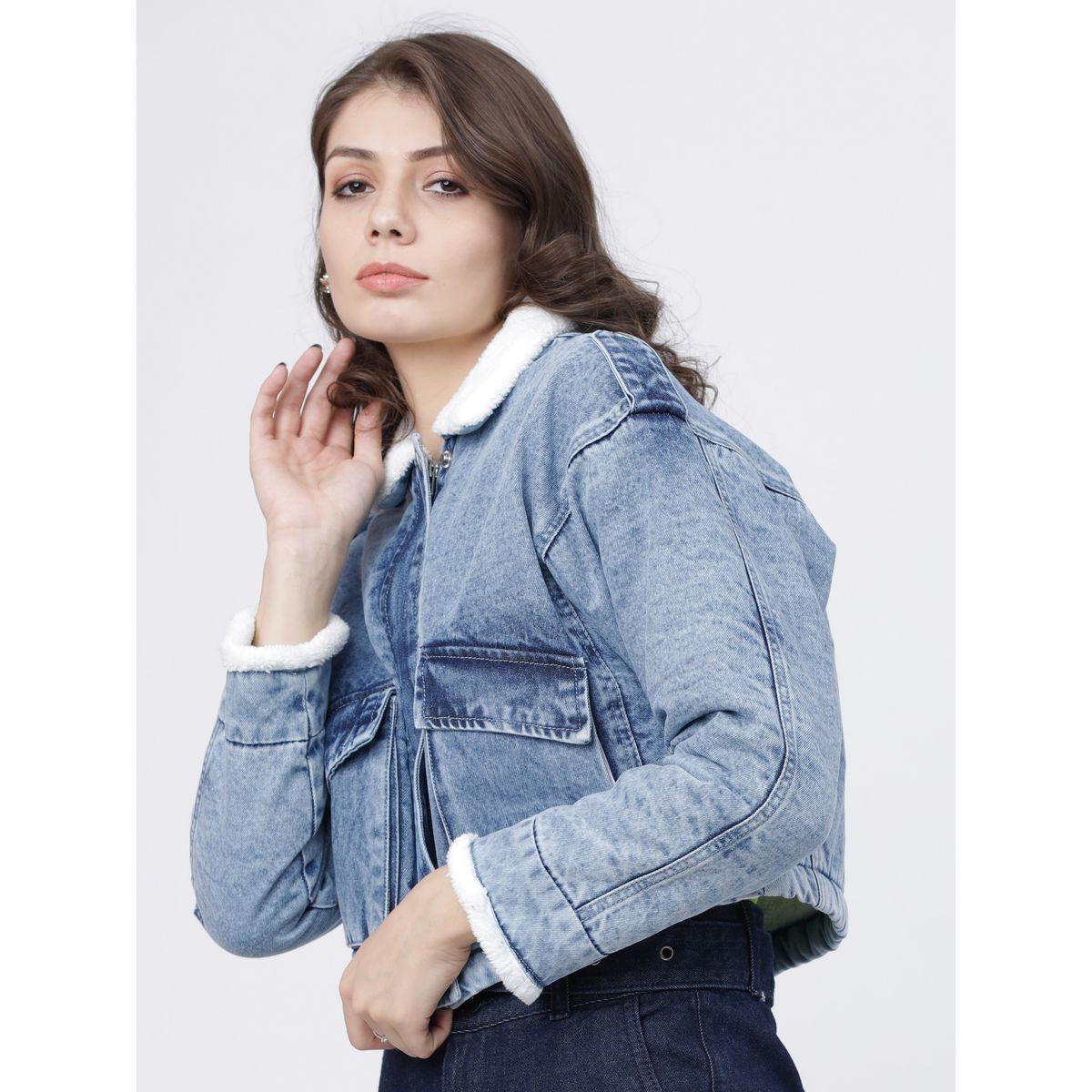 جاكيت دنيم قصير بتفاصيل باهتة طوكيو توكيز × ستايلي-women-winterwear-coatsandjackets-jackets-image-2