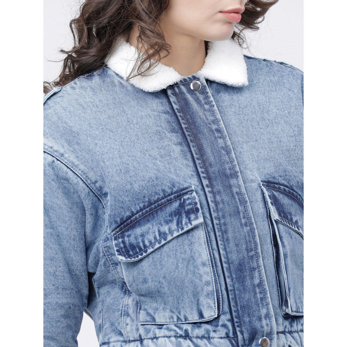 Tokyo Talkies X Styli Washed Cotton Cropped Denim Jacket-women-winterwear-coatsandjackets-jackets-image-4