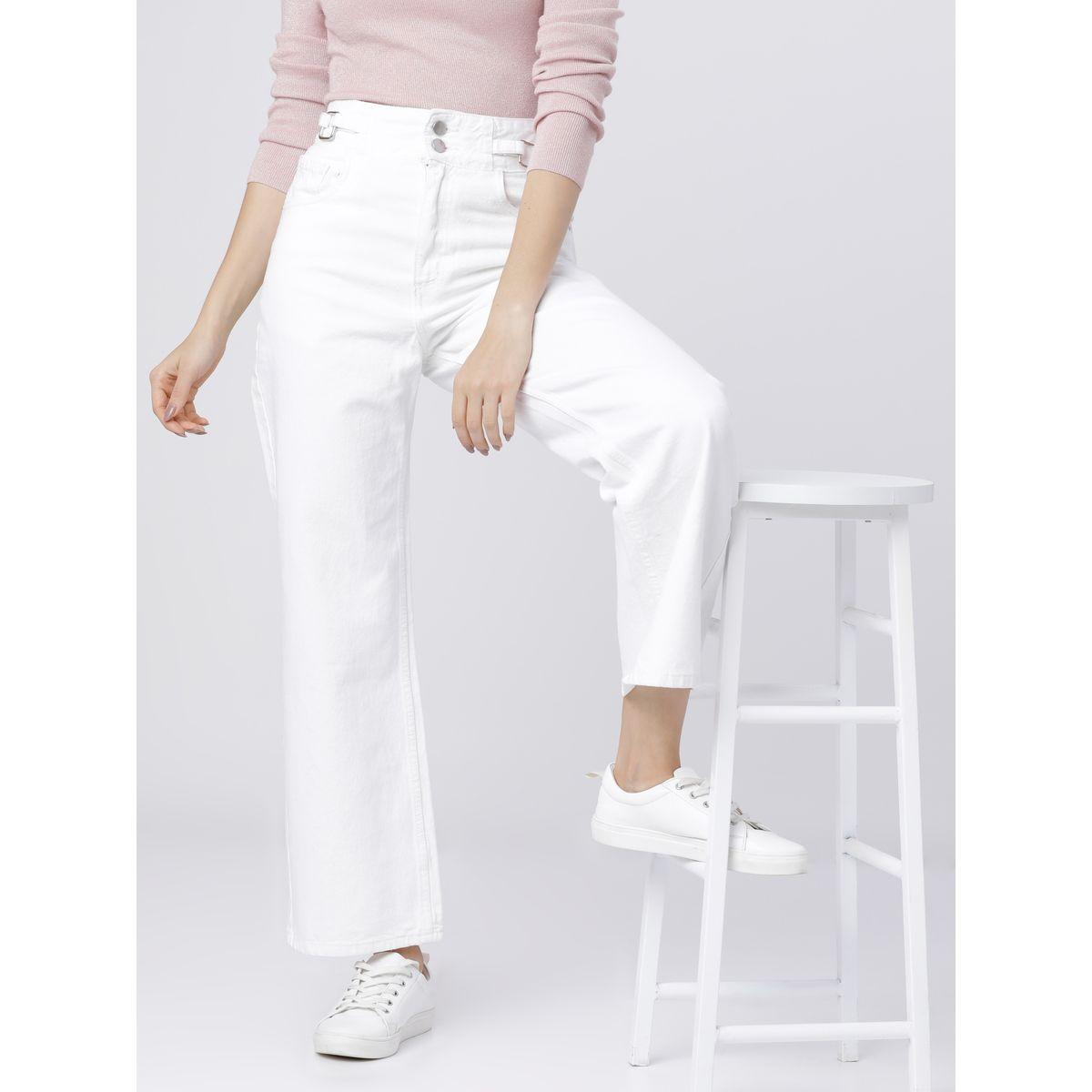Tokyo Talkies X Styli Flared High Rise Clean Look Jeans-women-clothing-bottoms-jeans-image-1