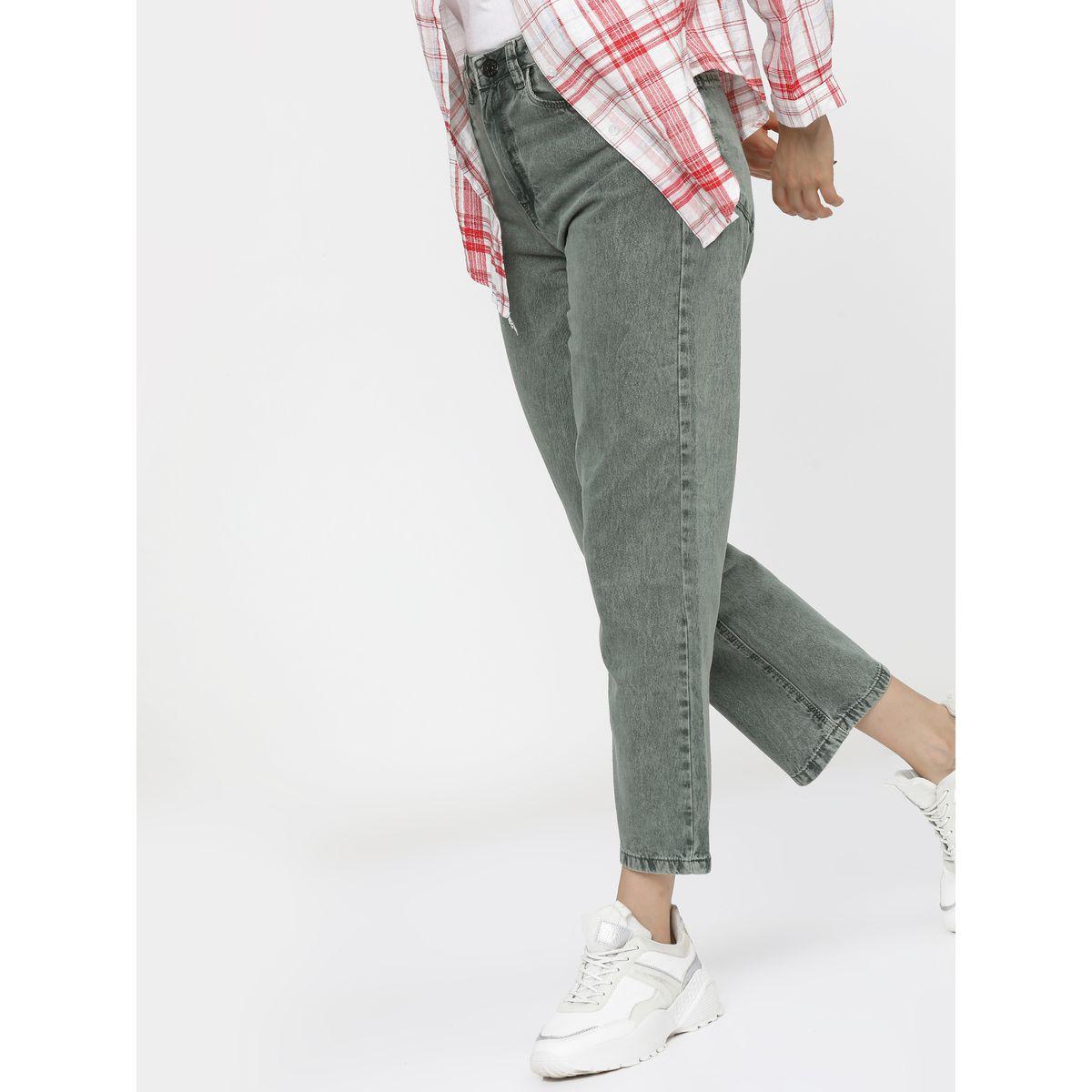 Tokyo Talkies X Styli Straight Leg Crop Jeans-women-clothing-bottoms-jeans-image-1