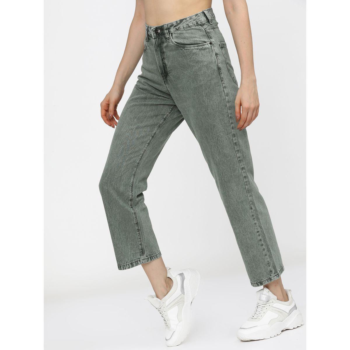 جينز قصير بقصة مستقيمة طوكيو توكيز × ستايلي-women-clothing-bottoms-jeans-image-2