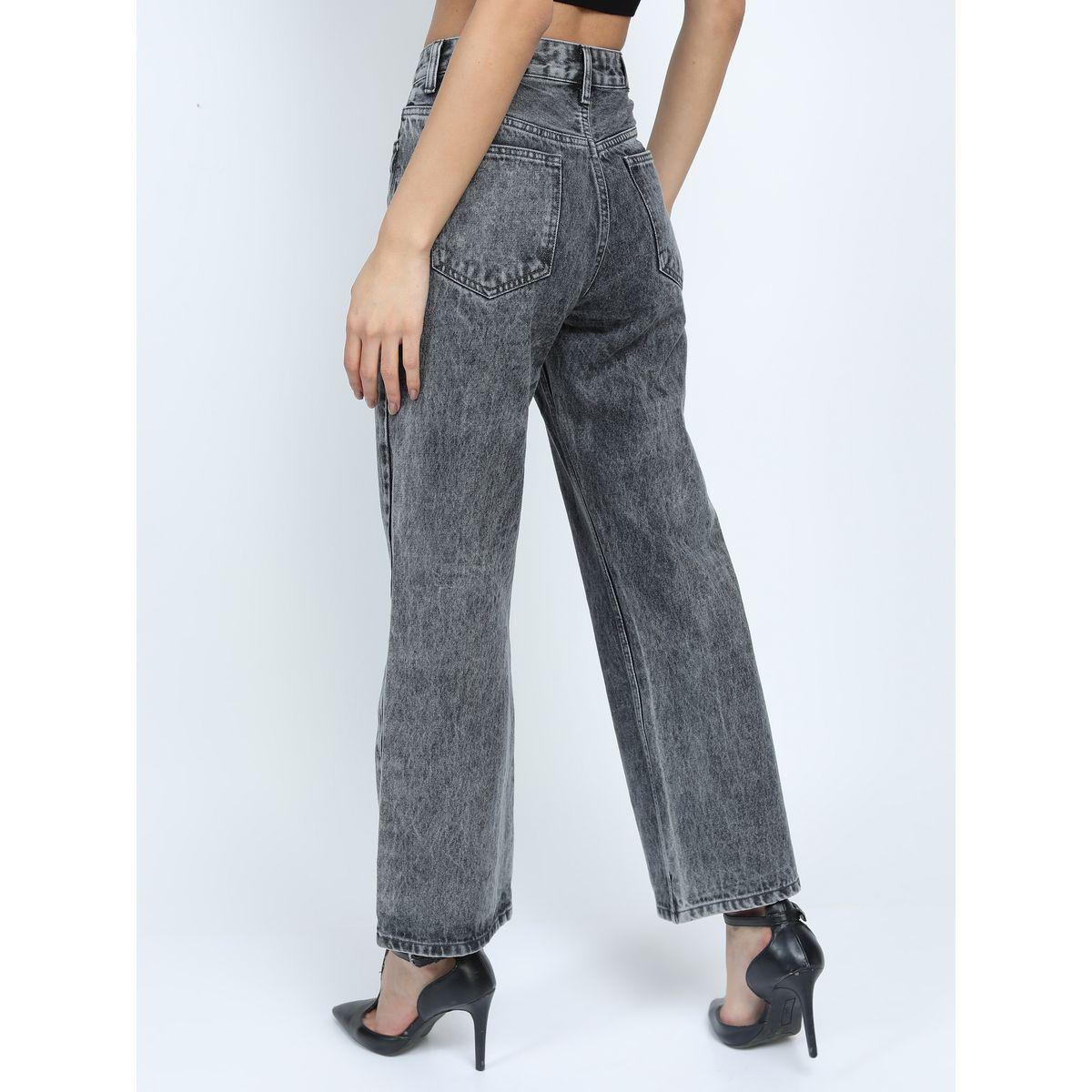 Tokyo Talkies X Styli Mid Rise Flared Jeans with Pockets-women-clothing-bottoms-jeans-image-3