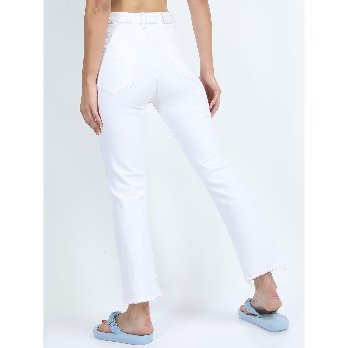جينز بقصة سليم فت وحواف ممزقة طوكيو توكيز × ستايلي-women-clothing-bottoms-jeans-image-3