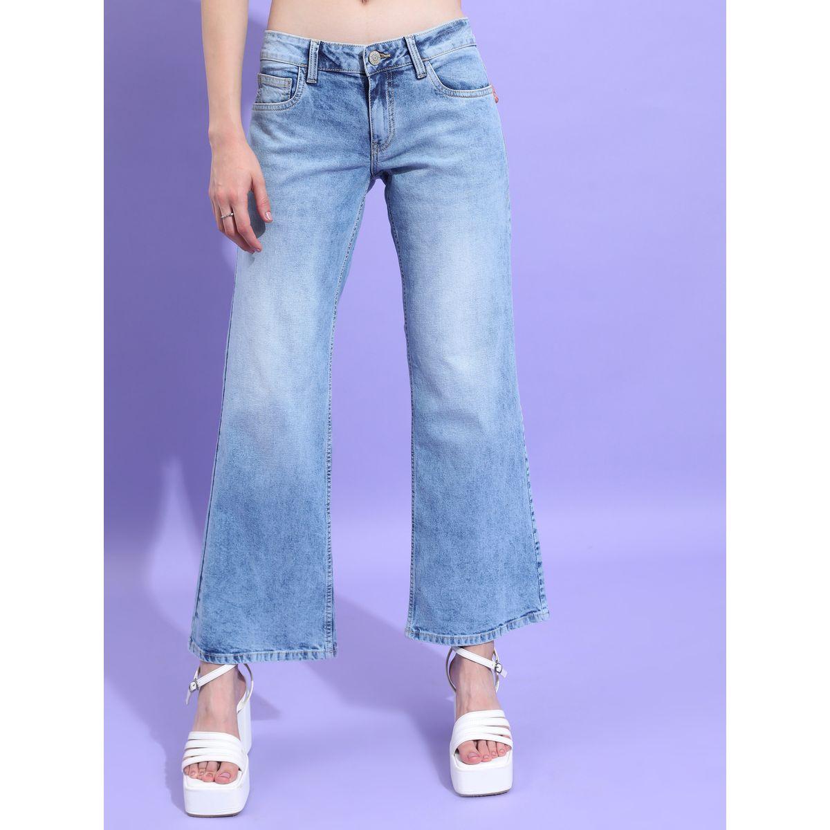 Faded Bootcut Stretchable Jeans-women-clothing-bottoms-jeans-image-1