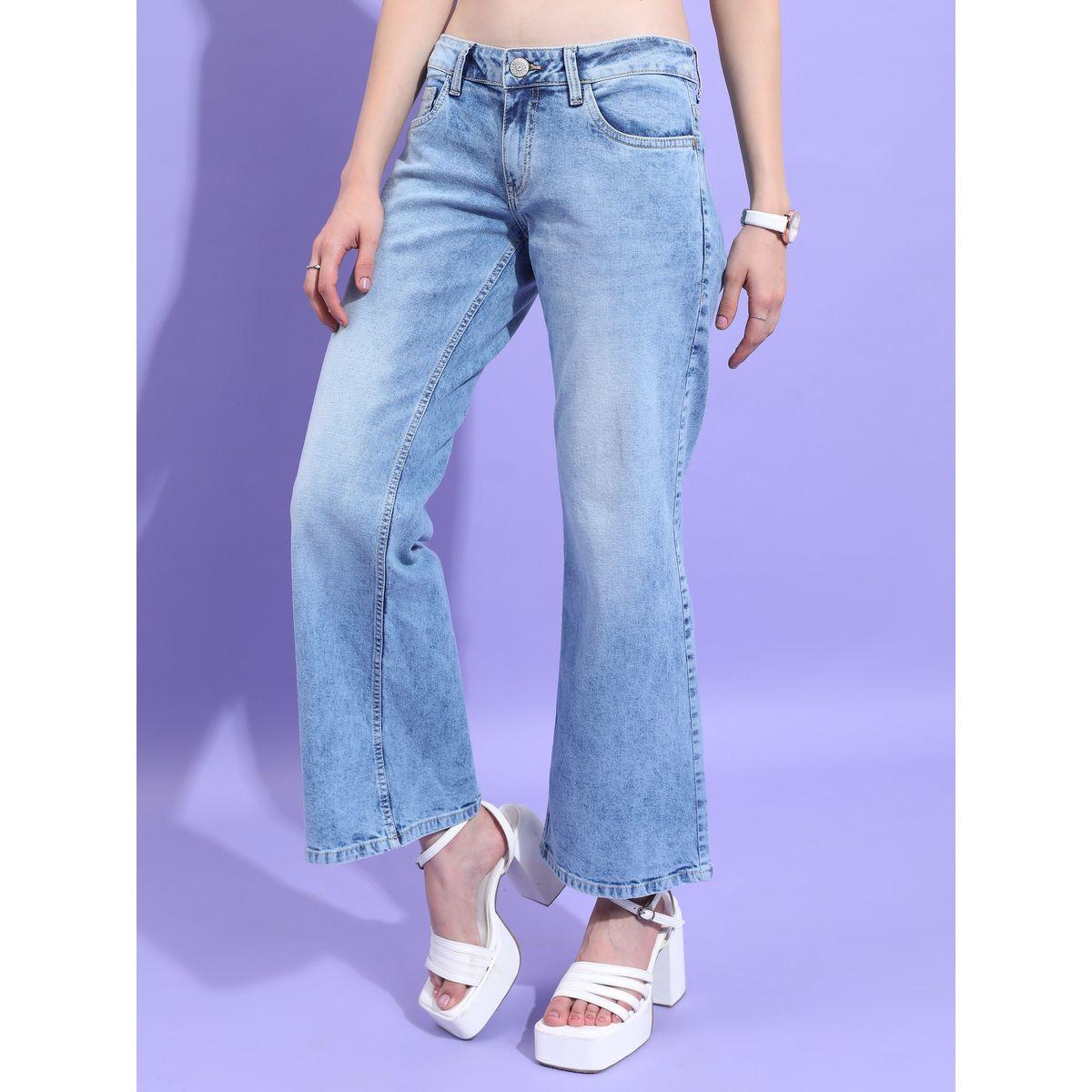 جينز مطاط بتفاصيل لون باهت-women-clothing-bottoms-jeans-image-4