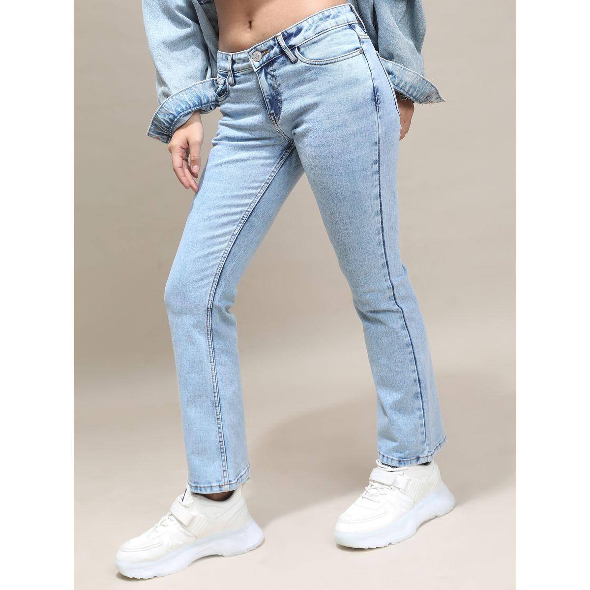 Tokyo Talkies X Styli Mid Rise Bootcut Stretchable Jeans-women-clothing-bottoms-jeans-image-1