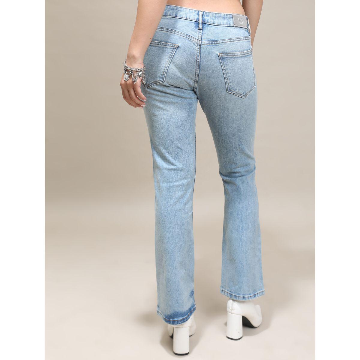 Tokyo Talkies X Styli Bootcut Highly Distressed Stretchable Jeans-women-clothing-bottoms-jeans-image-3