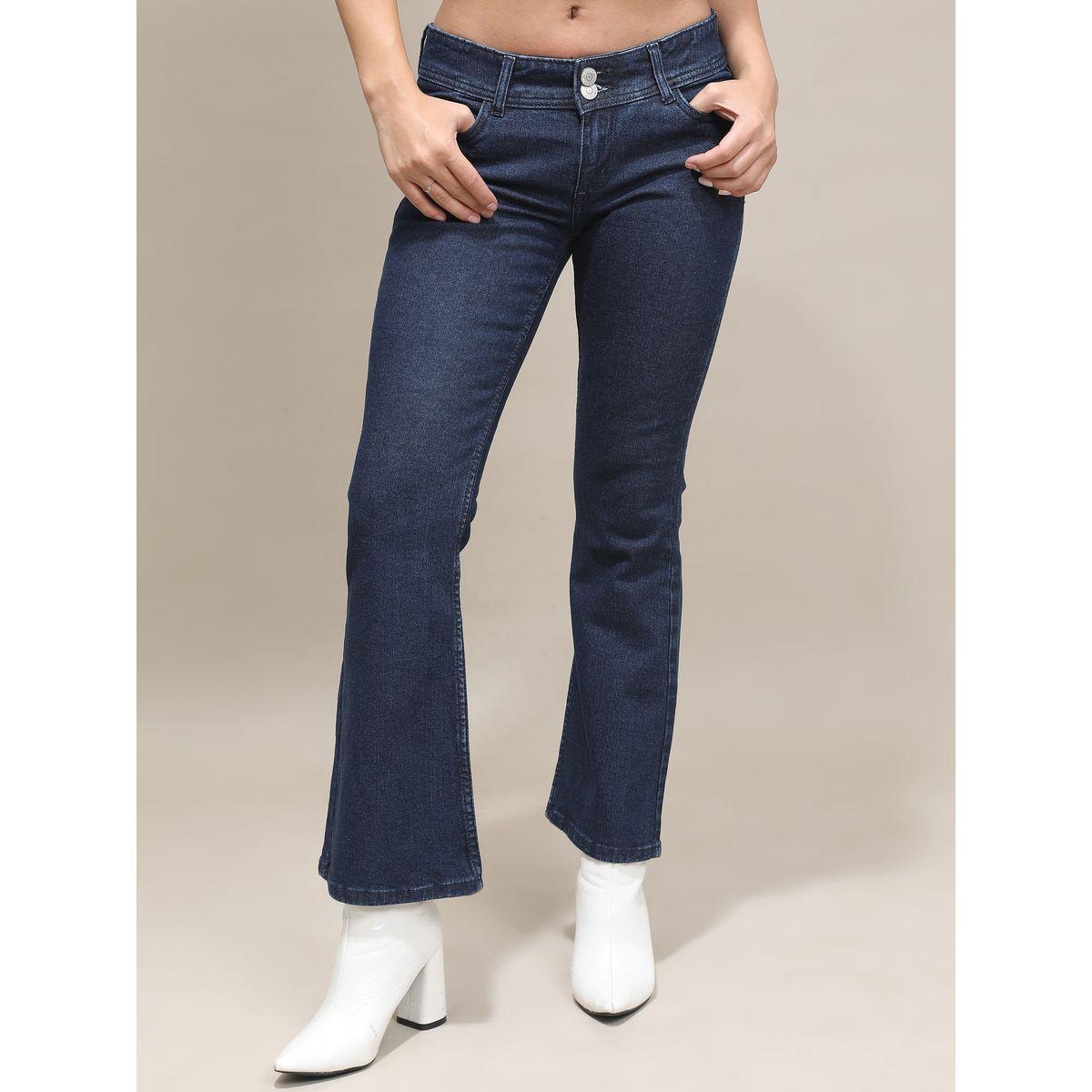 Tokyo Talkies X Styli Bootcut Stretchable Jeans with Pockets-women-clothing-bottoms-jeans-image-1