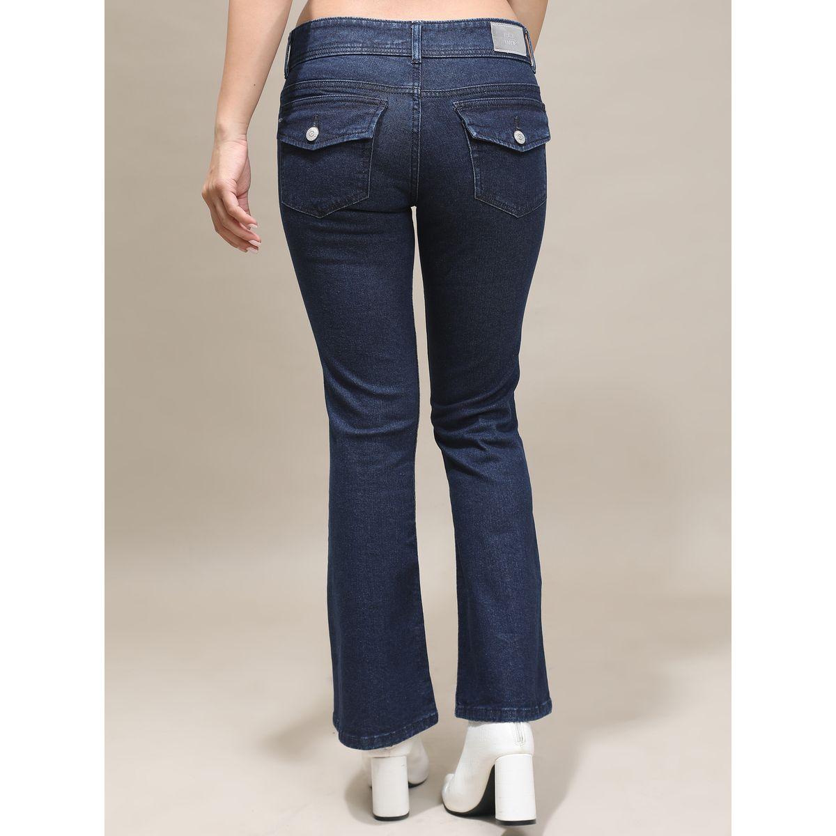 Tokyo Talkies X Styli Bootcut Stretchable Jeans with Pockets-women-clothing-bottoms-jeans-image-3