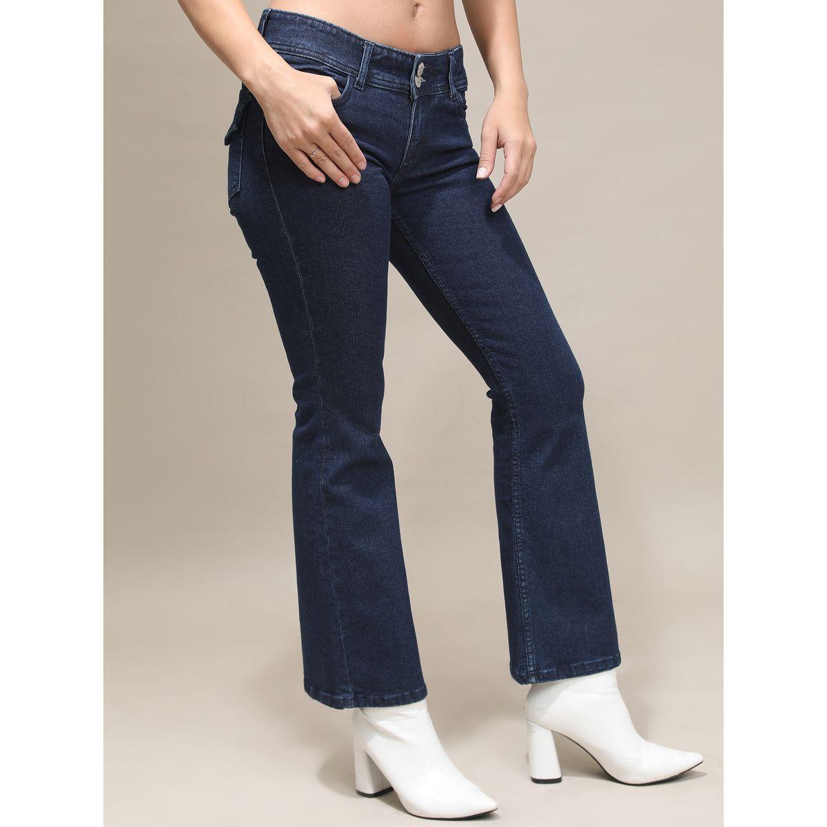 Tokyo Talkies X Styli Bootcut Stretchable Jeans with Pockets-women-clothing-bottoms-jeans-image-4
