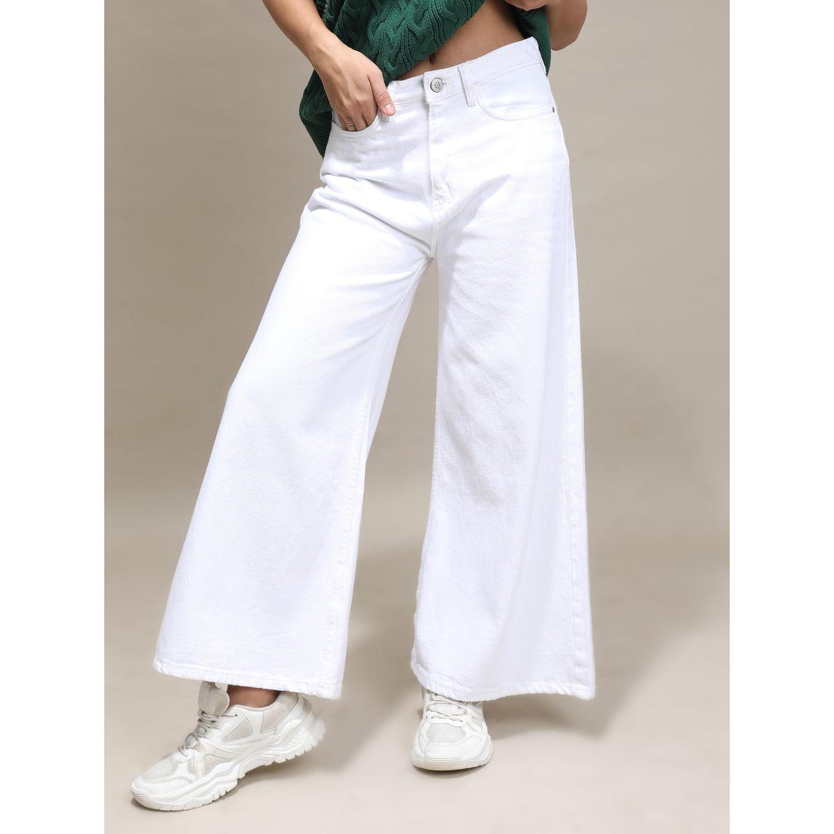 Tokyo Talkies X Styli Mid Rise Flared Jeans with Pockets-women-clothing-bottoms-jeans-image-1