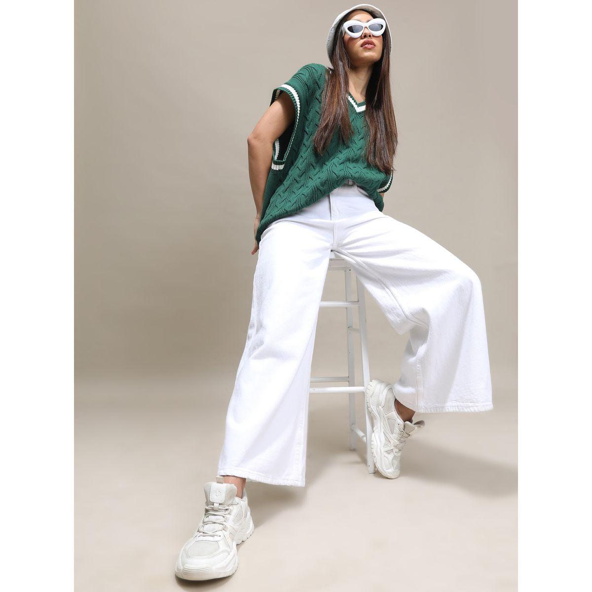 Tokyo Talkies X Styli Mid Rise Flared Jeans with Pockets-women-clothing-bottoms-jeans-image-2