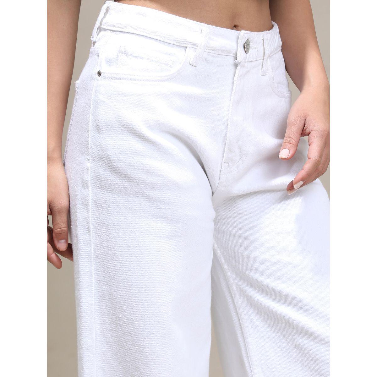 جينز واسع بخصر متوسط وجيوب طوكيو توكيز × ستايلي-women-clothing-bottoms-jeans-image-5