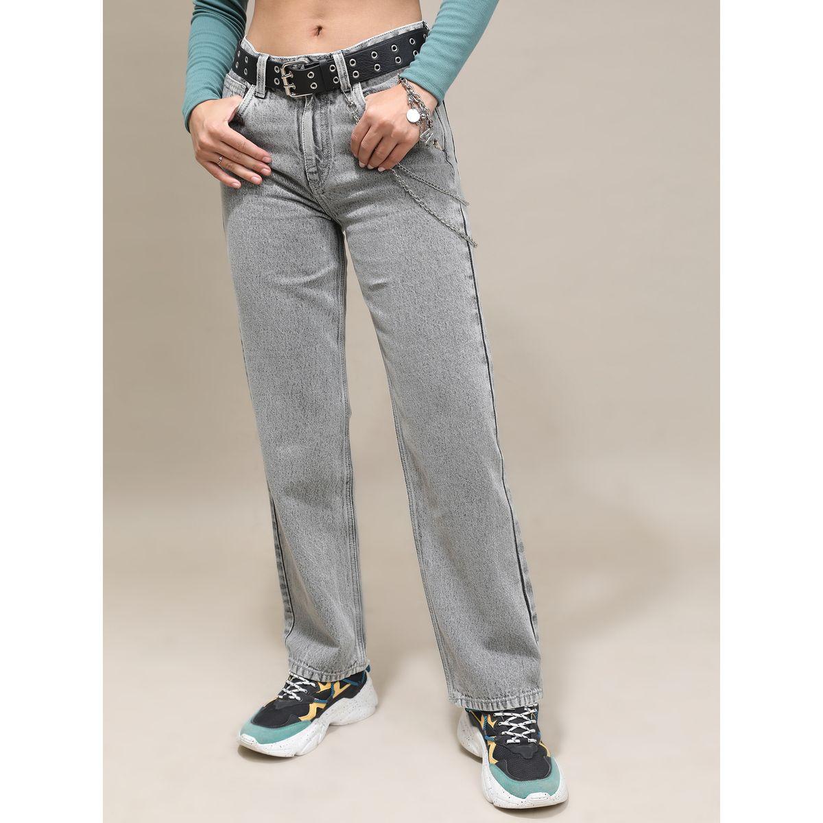 Tokyo Talkies X Styli Straight Fit Jeans with Belt Loops-women-clothing-bottoms-jeans-image-1