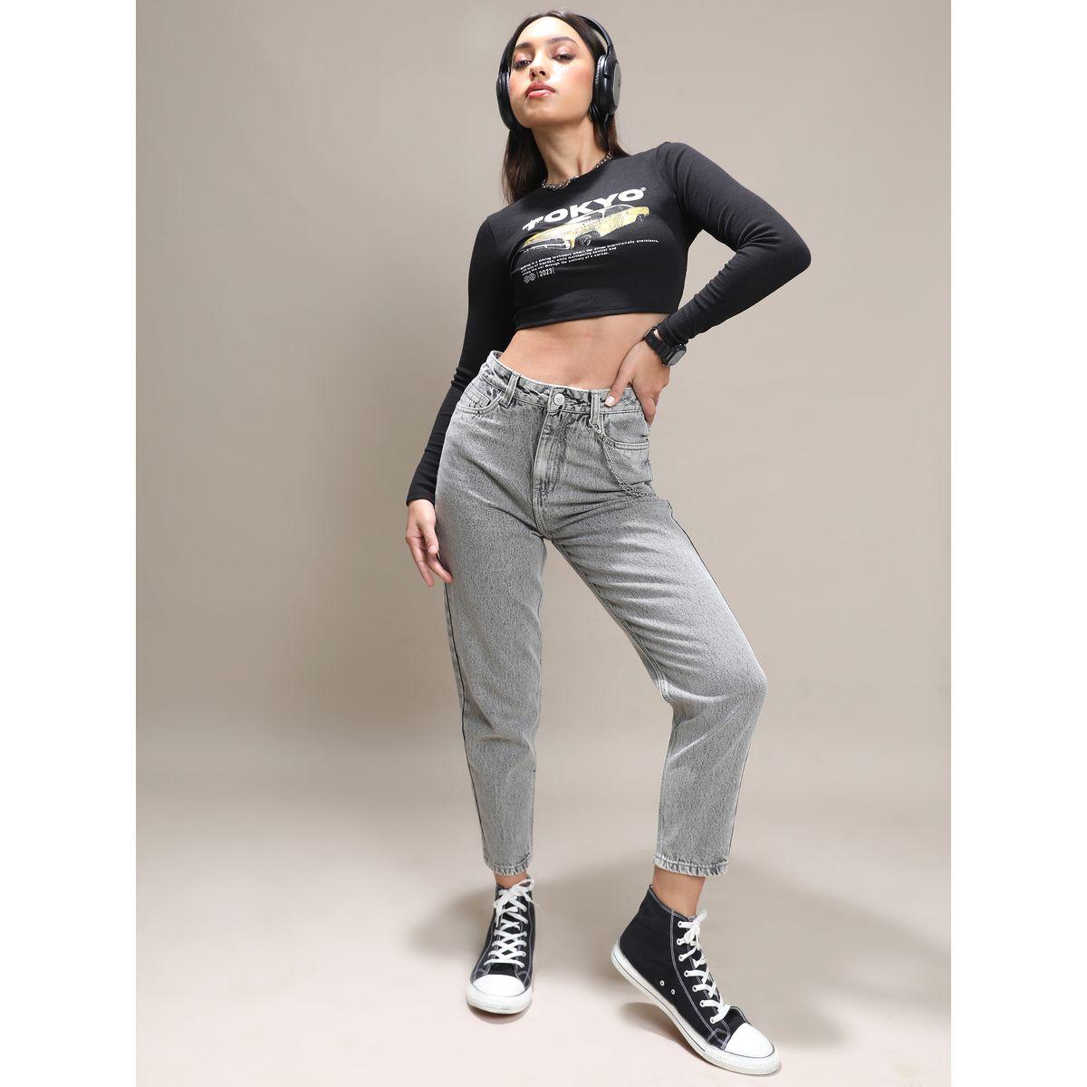 Tokyo Talkies X Styli Button & Zip Closure Mom Fit Jeans-women-clothing-bottoms-jeans-image-2