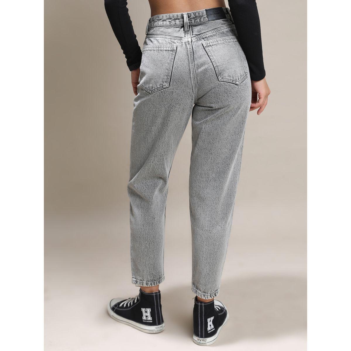 Tokyo Talkies X Styli Button & Zip Closure Mom Fit Jeans-women-clothing-bottoms-jeans-image-3