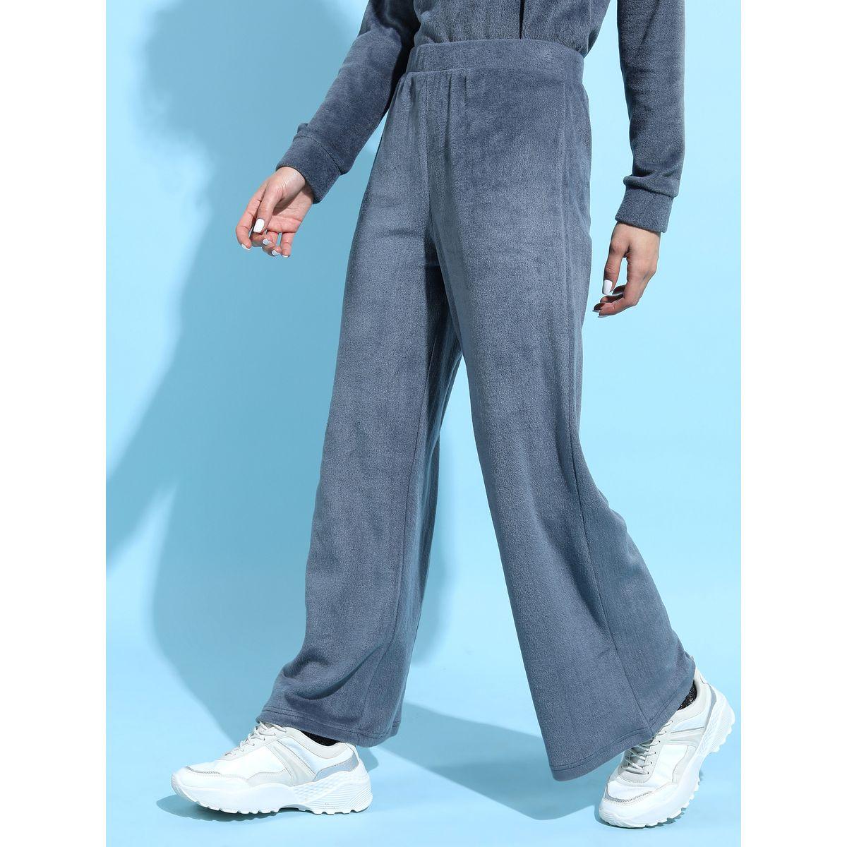 بنطال قطيفة واسع بخصر مطاطي طوكيو توكيز × ستايلي-women-clothing-bottoms-trousers-image-1
