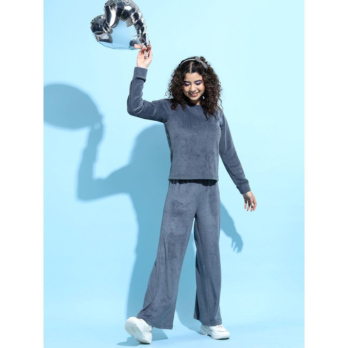 بنطال قطيفة واسع بخصر مطاطي طوكيو توكيز × ستايلي-women-clothing-bottoms-trousers-image-5
