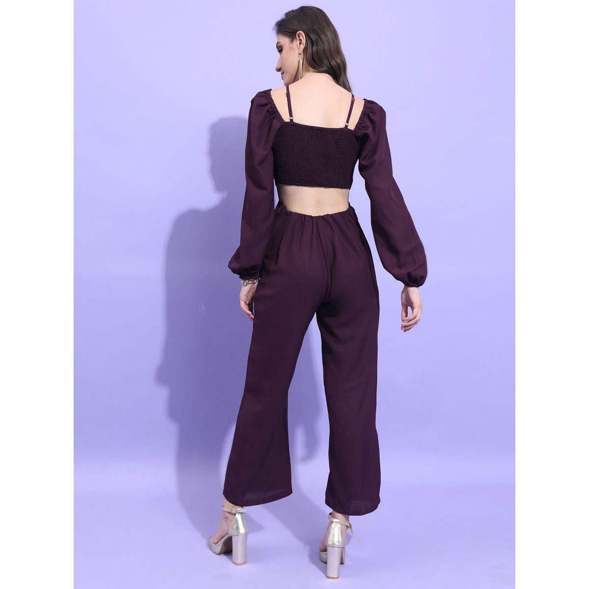 Tokyo Talkies X Styli Cut-Out Back Smocked Jumpsuit-women-clothing-jumpsuits-image-3