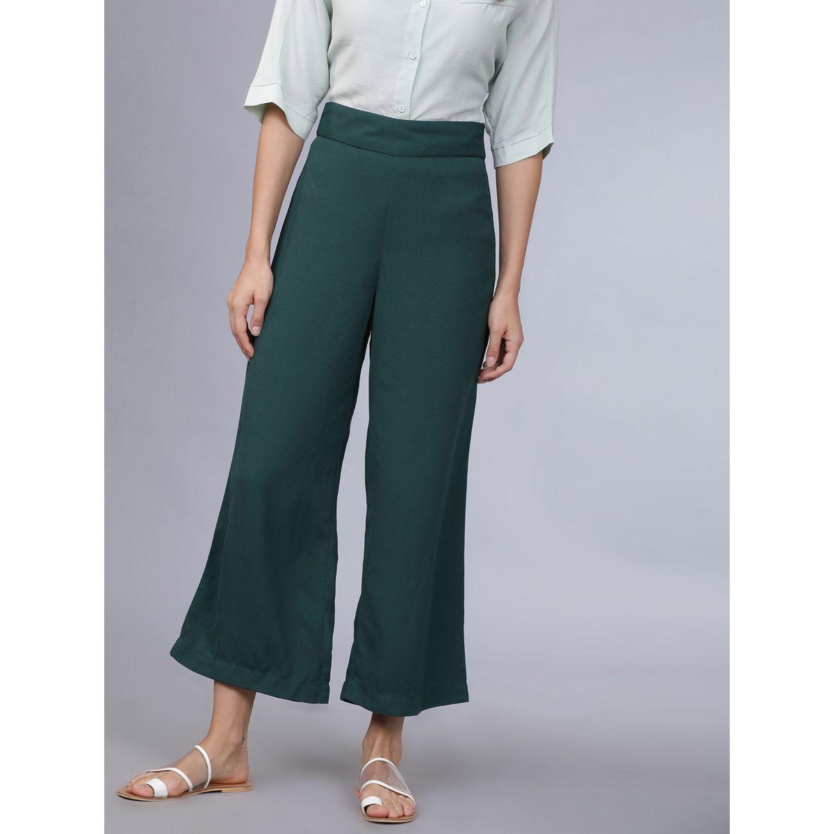 بنطال سادة بقصة عادية طوكيو توكيز × ستايلي-women-clothing-bottoms-trousers-image-2