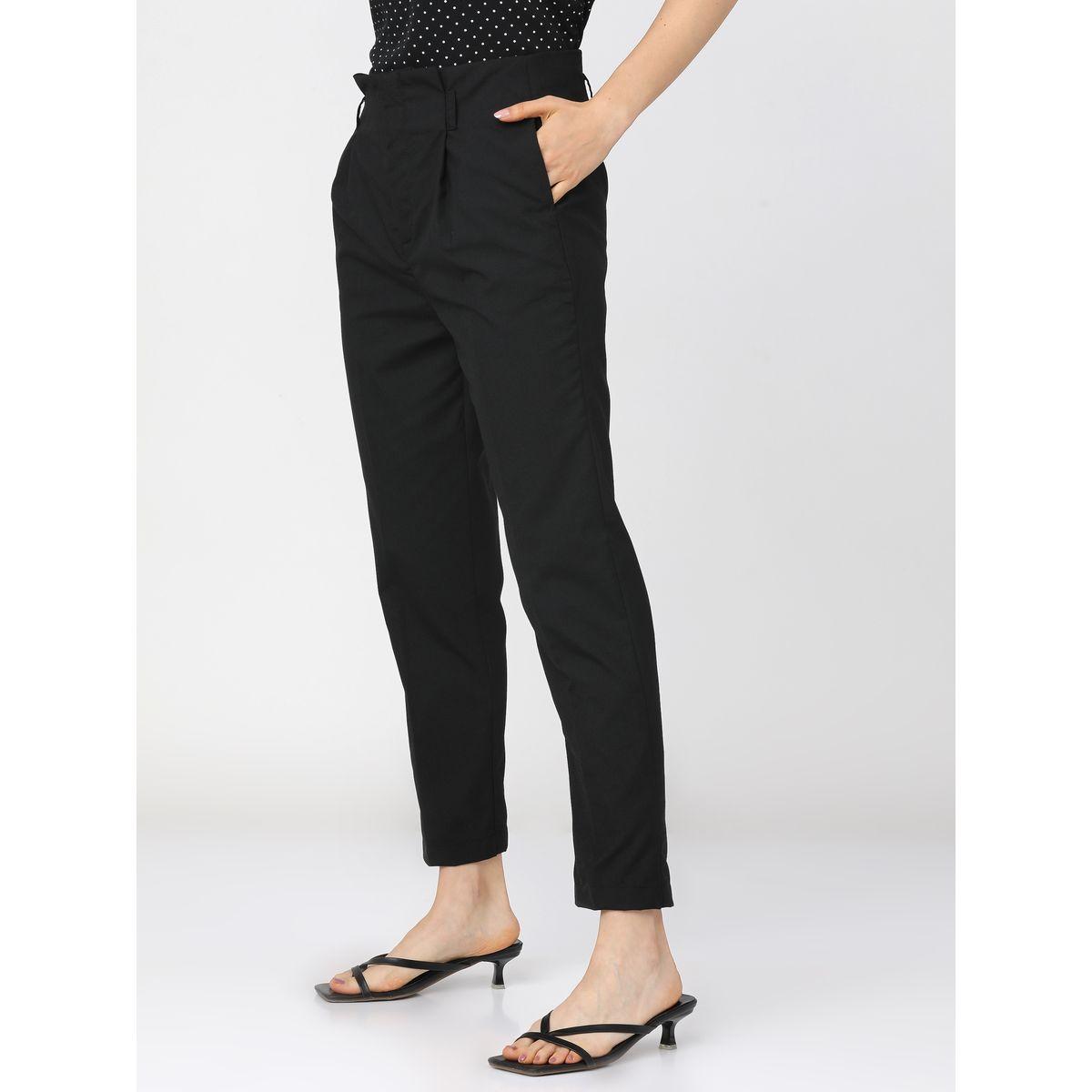 Tokyo Talkies X Styli Fold Pleated Tapered Trouser-women-clothing-bottoms-trousers-image-3