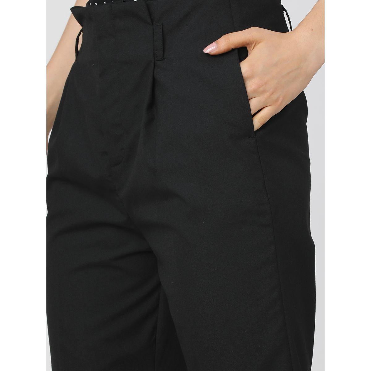 Tokyo Talkies X Styli Fold Pleated Tapered Trouser-women-clothing-bottoms-trousers-image-5