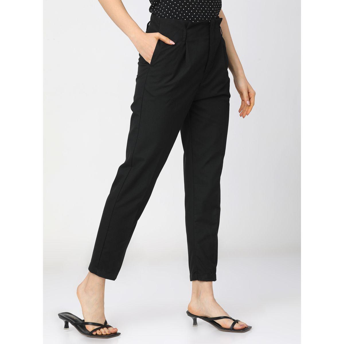 Tokyo Talkies X Styli Fold Pleated Tapered Trouser-women-clothing-bottoms-trousers-image-7