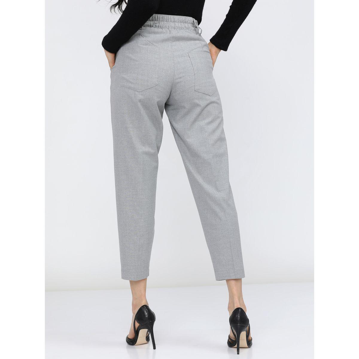 Tokyo Talkies X Styli Fold Pleat Tapered Trouser with Belt Loops-women-clothing-bottoms-trousers-image-3
