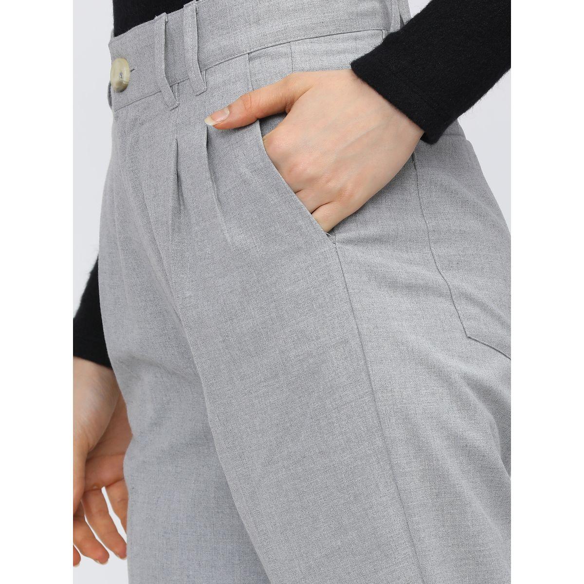 بنطال بقصة مستدقة وفتحات حزام طوكيو توكيز × ستايلي-women-clothing-bottoms-trousers-image-4