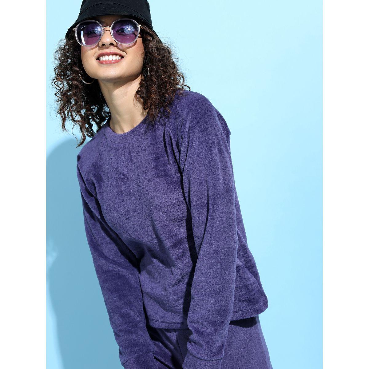 Tokyo Talkies X Styli Regular Fit Velvet Look Sweatshirt-women-clothing-hoodiesandsweatshirts-sweatshirts-image-3