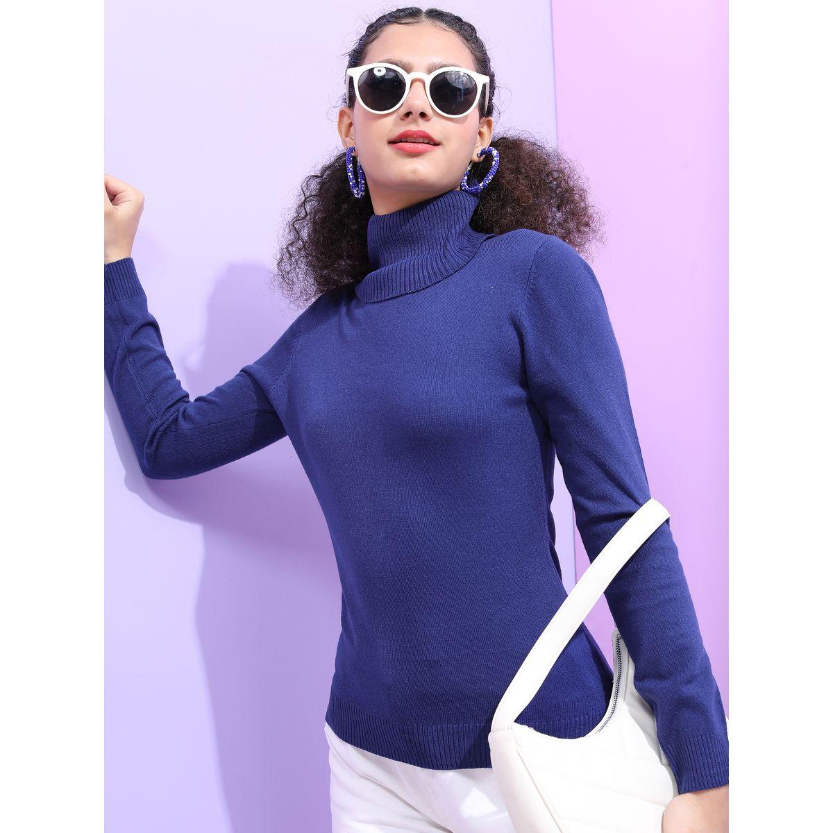 Tokyo Talkies X Styli Slim Fit Turtle Neck Sweater-women-winterwear-cardigansandjumpers-jumpers-image-4