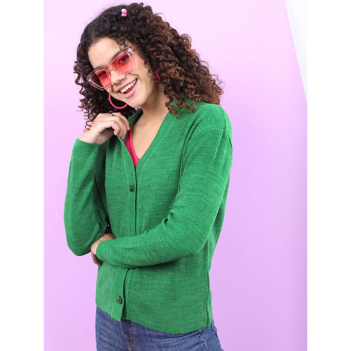 كارديجان محبوك بأزرار غلق طوكيو توكيز × ستايلي-women-winterwear-cardigansandjumpers-cardigans-image-4