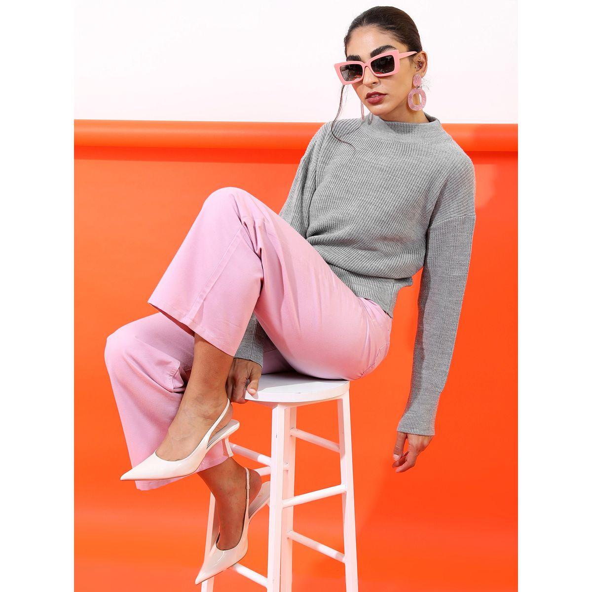 Tokyo Talkies X Styli Regular Fit High Neck Knit Sweater-women-clothing-cardigansandjumpers-jumpers-image-2