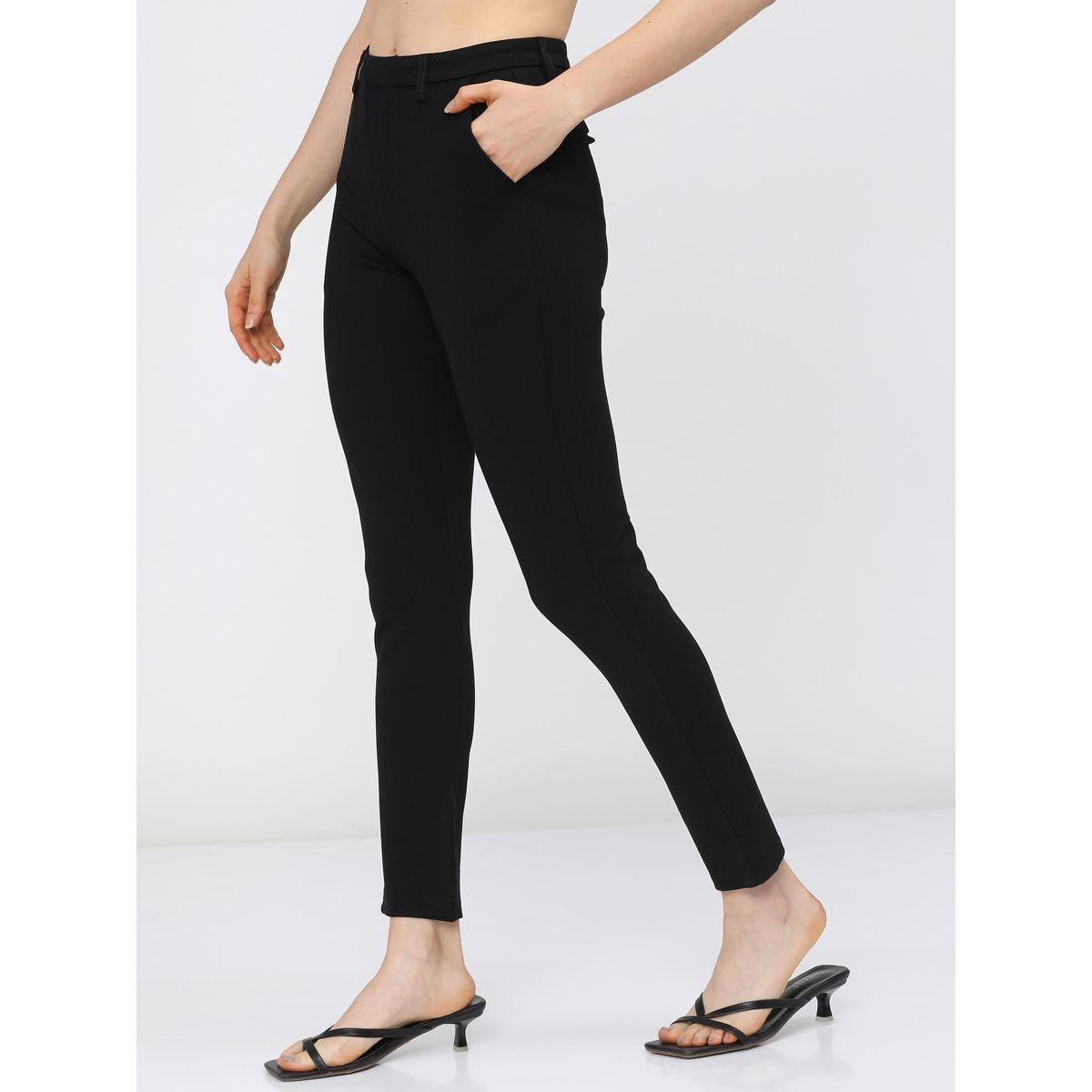 بنطال سادة بقصة سليم فت طوكيو توكيز × ستايلي-women-clothing-bottoms-trousers-image-2