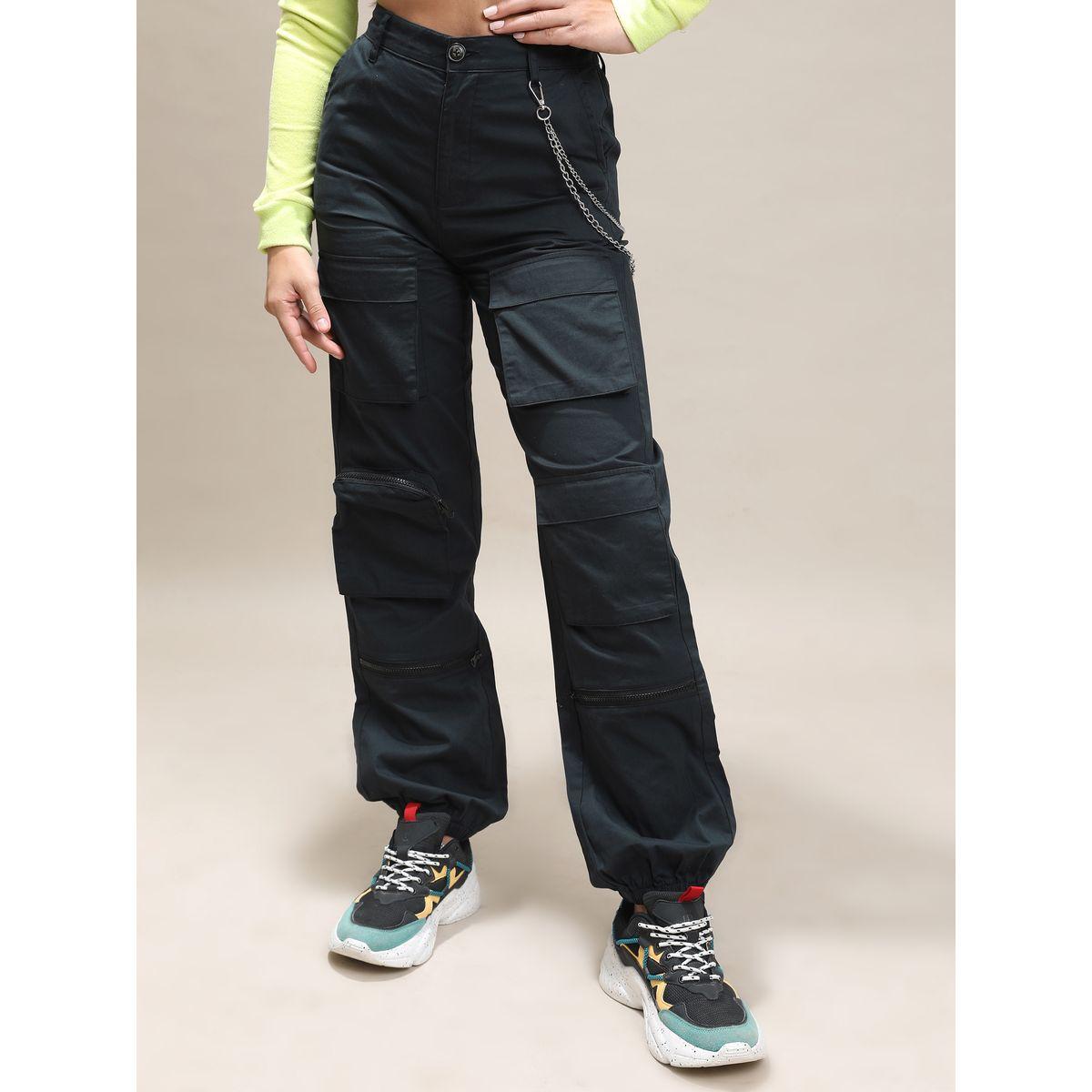 بنطال كارجو بقصة عادية طوكيو توكيز × ستايلي-women-clothing-bottoms-trousers-image-4